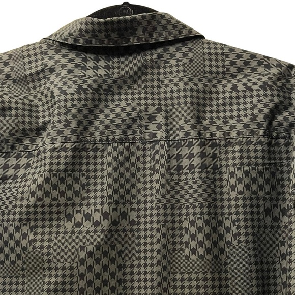 Armani Exchange Shirt Mens Xl Black and green color Button Down Long Sleeve - Picture 4 of 10